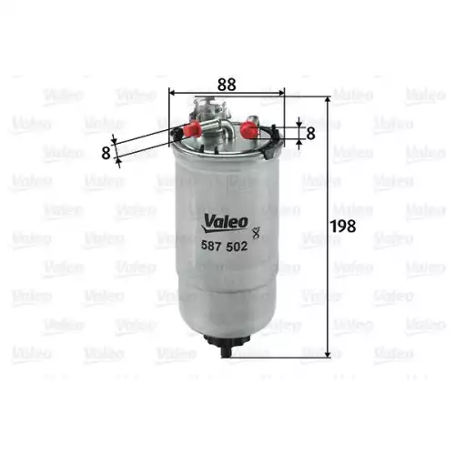 VALEO Yakıt Filtre Mazot 587502