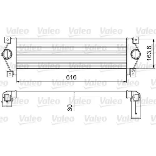 VALEO Turbo İntercool radyatörü 818645