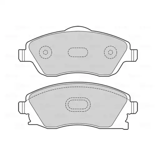 VALEO Ön Fren Balatası Tk 670456