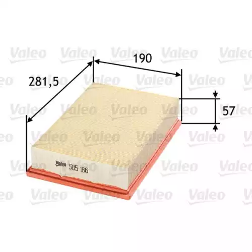 VALEO Hava Filtre 585186