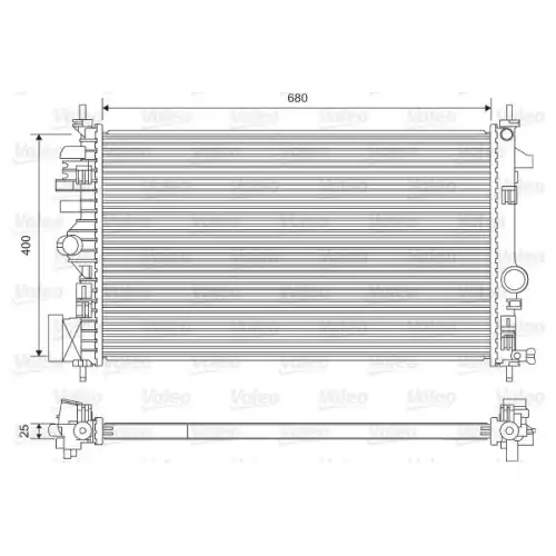 VALEO Motor Su Radyatörü 735482