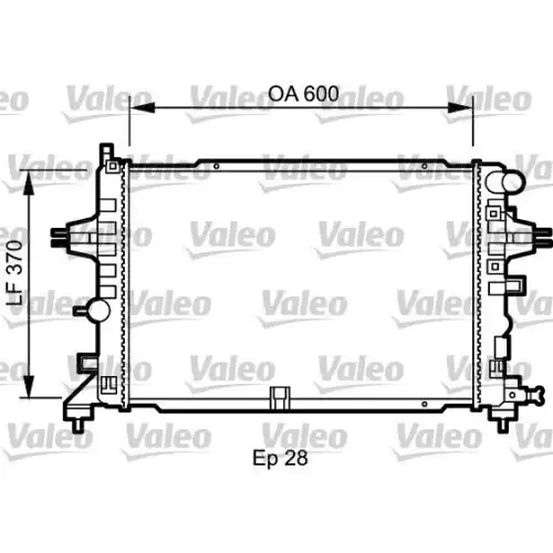 VALEO Motor Su Radyatörü 734432