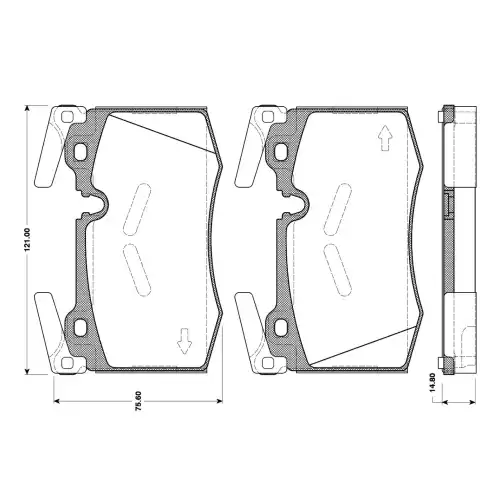 BOSCH Ön Fren Balatası Tk 0986TB3090