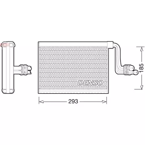 DENSO Evaporatör Kalorifer Radyatörü Denso Tip DEV05002