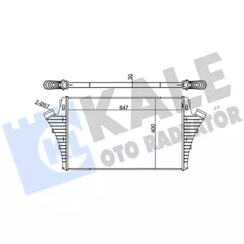 KALE Turbo Radyatörü İntercooler 346000