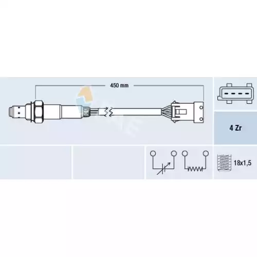 FAE Lambda Oksijen Sensörü FAE 77433