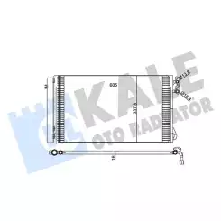 KALE Klima Radyatörü Kondanser 376700