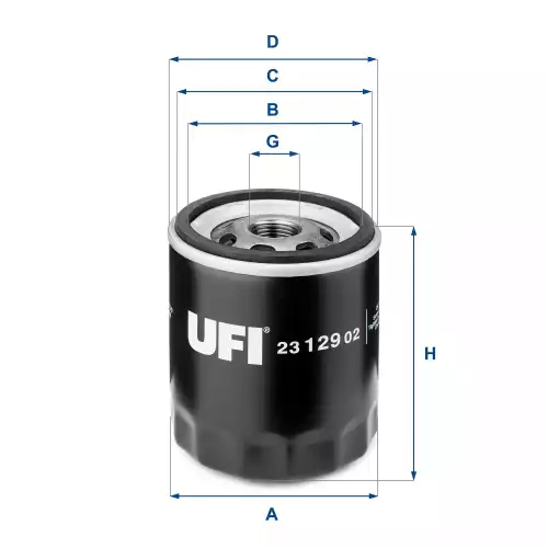 UFI Yağ Filtre 23.129.02