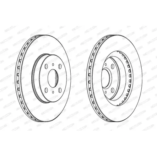 FERODO Ön Fren Diski DDF881