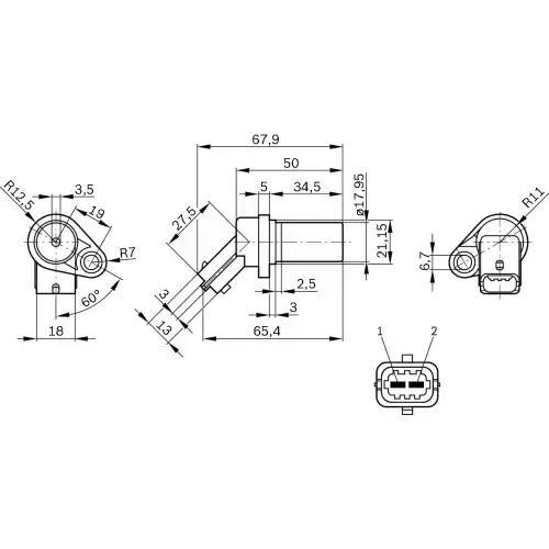 BOSCH Abs Hız Sensörü 0261210151