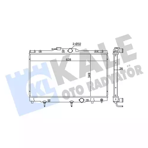 KALE Motor Su Radyatörü 342170