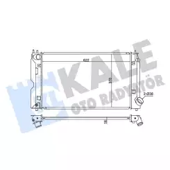 KALE Motor Su Radyatörü 342205