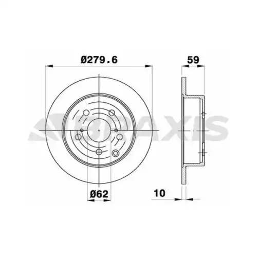 BRAXIS Arka Fren Diski AE0496