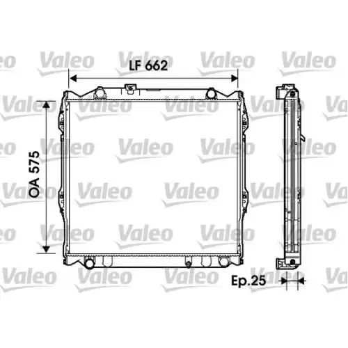 VALEO Motor Su Radyatörü 734204