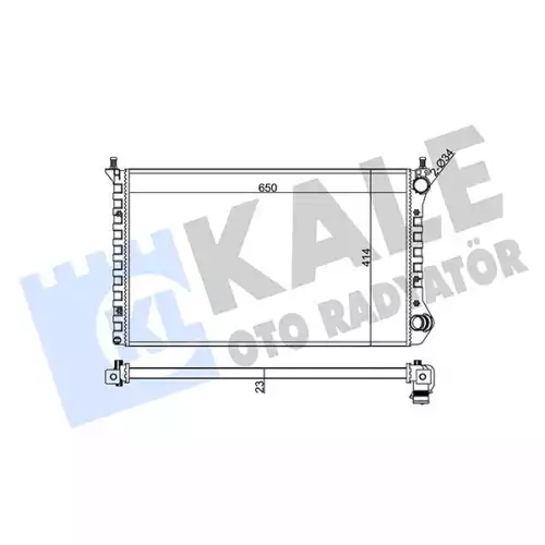 KALE Motor Su Radyatörü Klimalı 346110