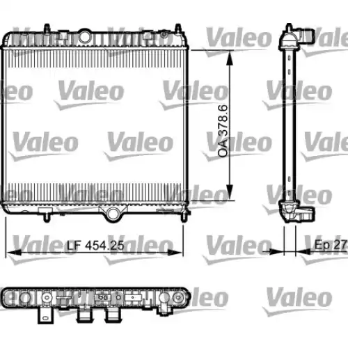 VALEO Motor Su Radyatörü 735560