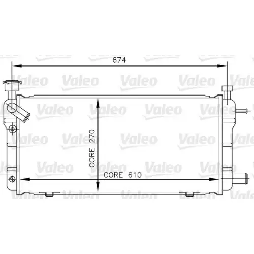 VALEO Motor Su Radyatörü Klimalı Manuel 730018