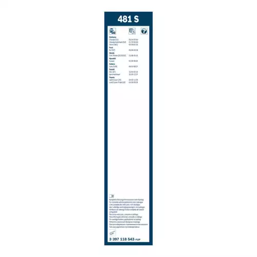 BOSCH Silecek Süpürgesi Ön Takım Aerotwin Rüzgarlıklı 475-450mm 3397118543