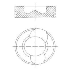 MAHLE Motor Pistonu 81.50mm 3-4-5 Silindir 0309801