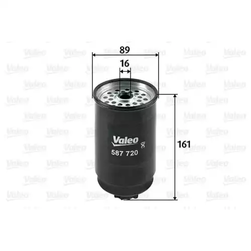 VALEO Yakıt Filtre Mazot 587720