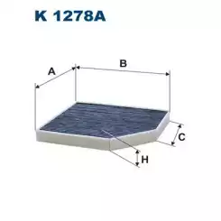 FILTRON Polen Filtre Karbonlu K1278A