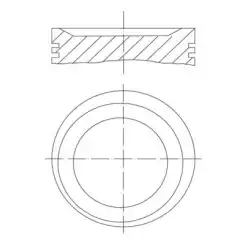 MAHLE Motor Pistonu 85.00mm 0831000