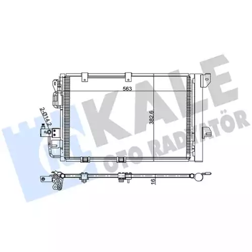 KALE Klima Radyatörü Kondanser 381900
