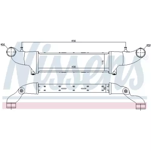 NISSENS Turbo İntercool Radyatörü 96859