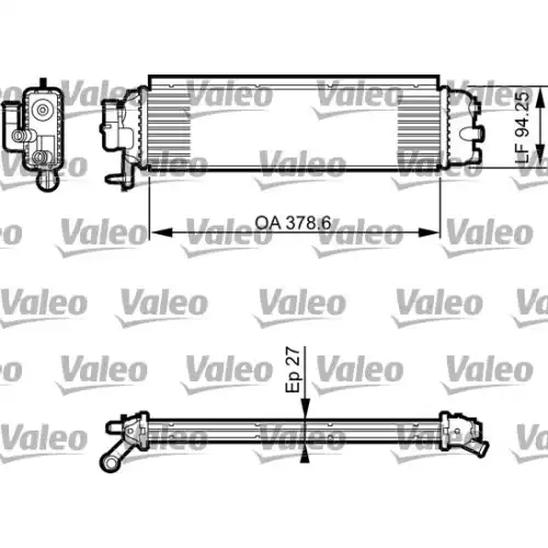 VALEO Turbo İntercooler Radyatörü 735561