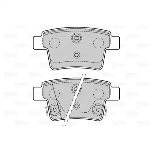 VALEO Arka Fren Balatası Tk 670076