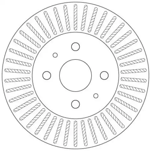 TRW Ön Fren Diski Havalı 254.4.mm DF6407