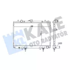 KALE Motor Su Radyatörü 362200