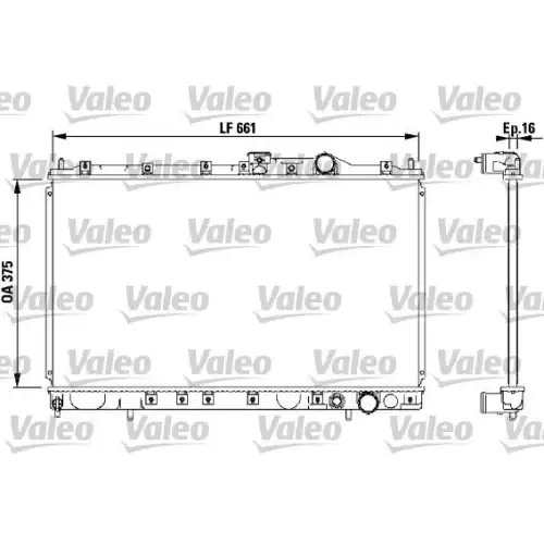 VALEO Motor Su Radyatörü 732539