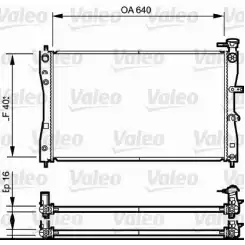 VALEO Motor Su Radyatörü 735055