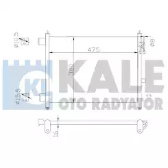 KALE Klima Radyatörü Kondanser 342435