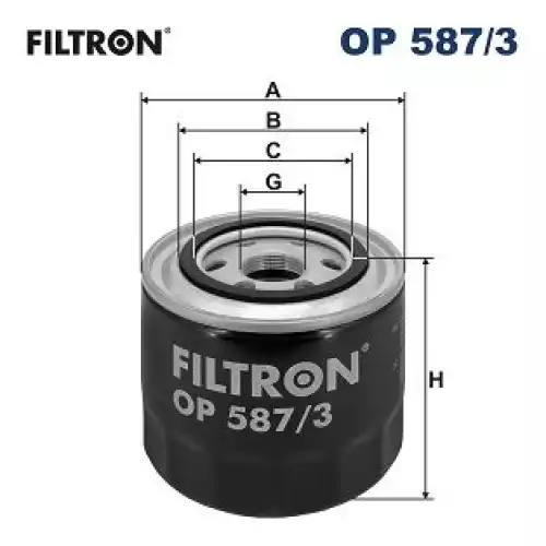 FILTRON Yağ Filtre OP587/3