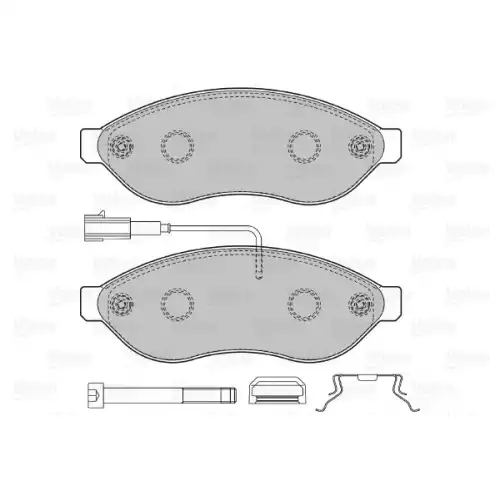 VALEO Ön Fren Balatası Tk 598891