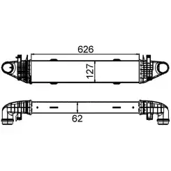 MAHLE Turbo İntercool radyatörü CI428000S