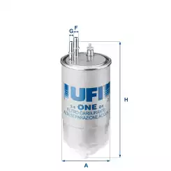 UFI Mazot Filtre 24.ONE.01