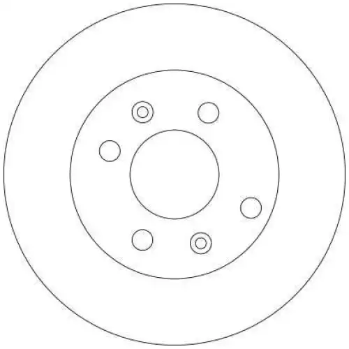 TRW Ön Fren Diski Havalı 256.4mm DF4409