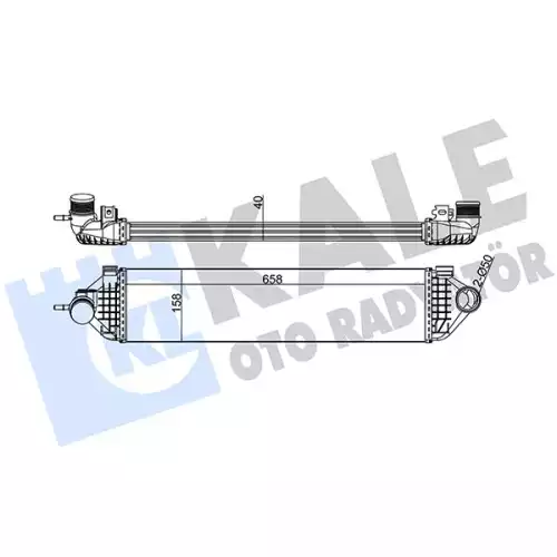 KALE Turbo Radyatörü Intercooler 344915