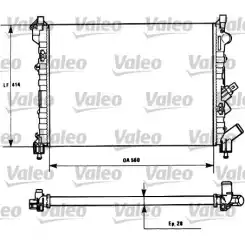 VALEO Motor Su Radyatörü 731128