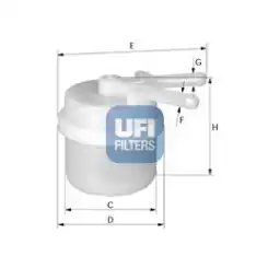 UFI Benzin Filtre 31.026.00