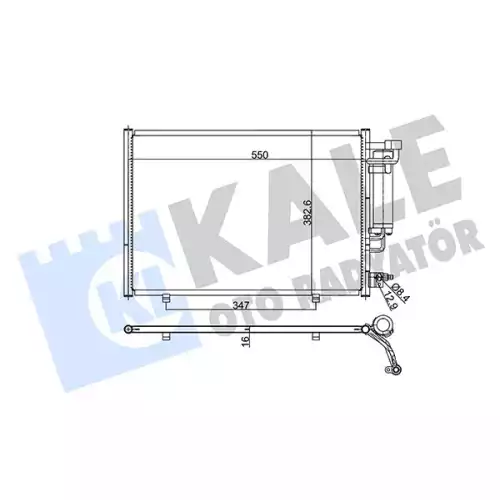 KALE Klima Radyatörü Kondanser 342870