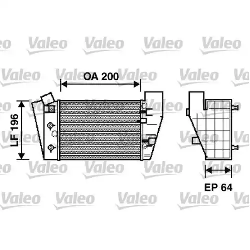 VALEO Turbo İntercooler Radyatörü 817869