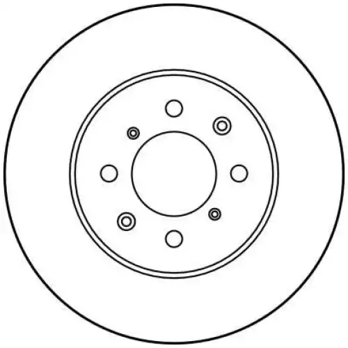 TRW Ön Fren Diski Havalı 262.4mm Takım DF3021