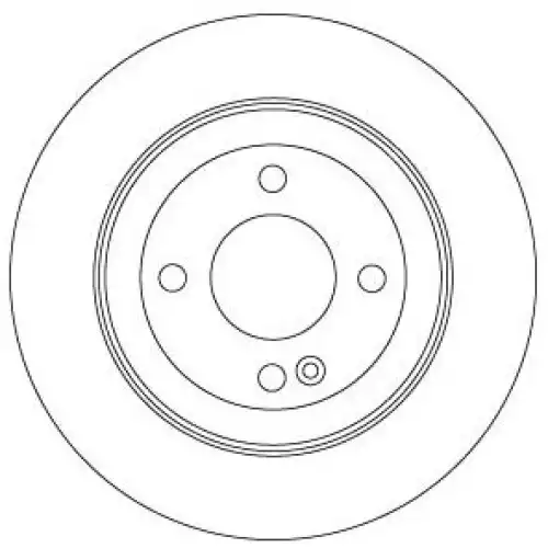 TRW Arka Fren Diski Düz DF7928