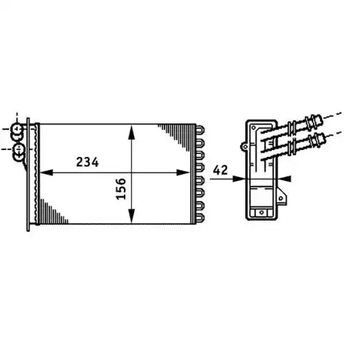 MAHLE Kalorifer Radyatörü AH72000S