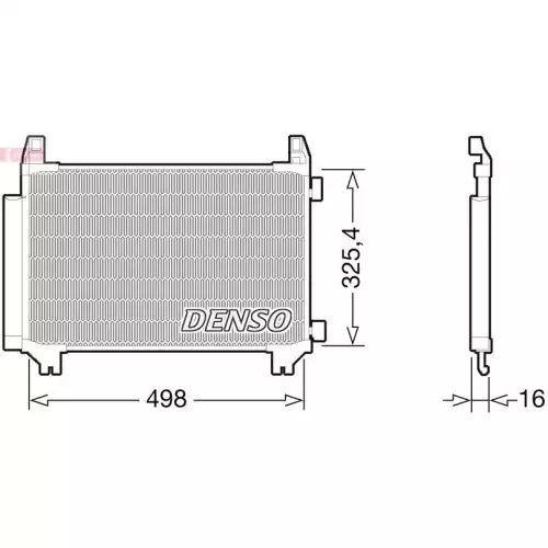 DENSO Klima Radyatörü Kondenser DCN50028