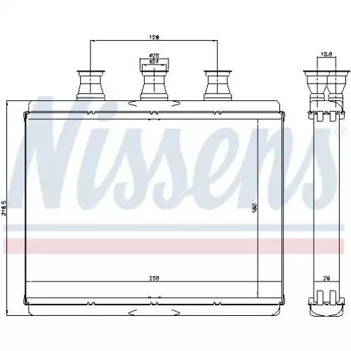 NISSENS Kalorifer Radyatörü 70517